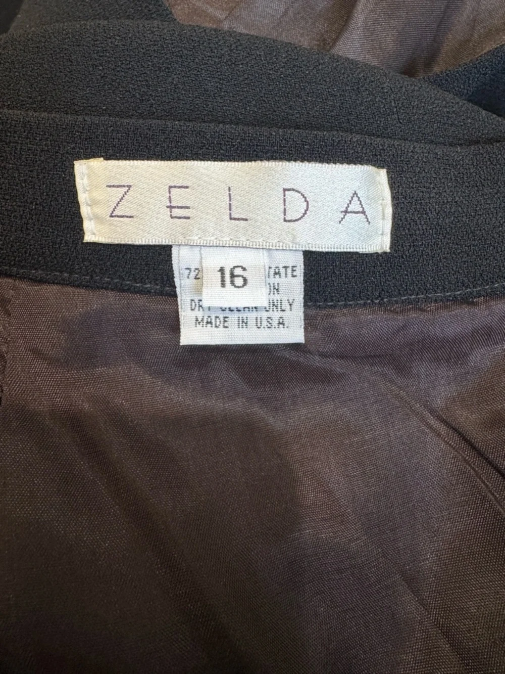 Vintage Zelda Black Maxi Skirt for Women #313 - Picture 3 of 4